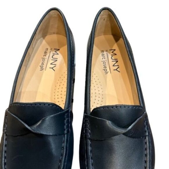 Marc Joseph New York “Beverly Road” Flats in Navy Napa – Size 7 NWOT - Picture 2 of 10
